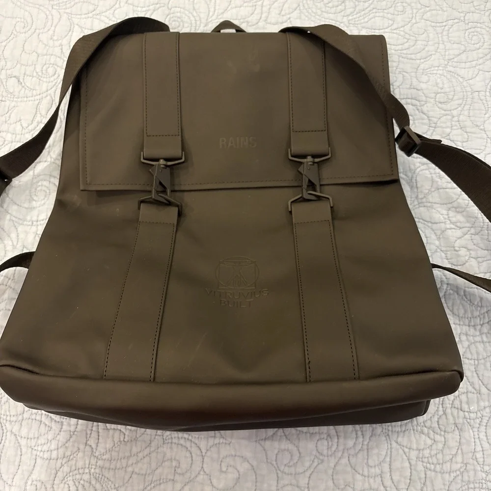 Rains Signature Waterproof Backpack One Size In Black